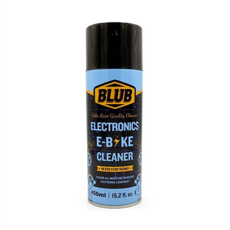 BLUB Spray Nettoyant pour Composants Électroniques 450ml | Nettoyeur Électronique pour Vélo Électrique | Nettoyant Contact Vélo