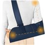 OrtoPrime Echarpe Bras Gauche et Droit BILATÉRALE - Porte Bras et Épaule - Immobilisation du Bras et de l’Épaule CONFORT - Maint
