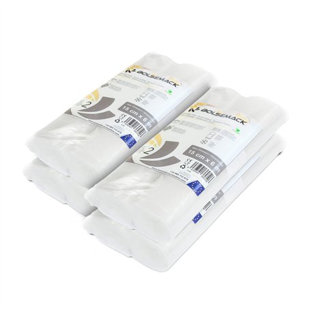 8 rouleaux gaufrés de sacs sous vide 15 cm x 6 mètres (8 pièces)