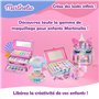 MARTINELIA - Set Manucure Pour Enfant et Tatouages Super Héros Animaux - Set Nail Art Pour Fille - Vernis à Ongles & Strass - Ta