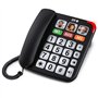 SPC Comfort Numbers Pro – Téléphone Fixe Senior avec Grandes Touches et Sonnerie très élevée | Amplificateur +20dB | 6 Contacts