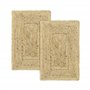 HAMID Pack 2 Tapis en Jute Alhambra Couleur Naturelle