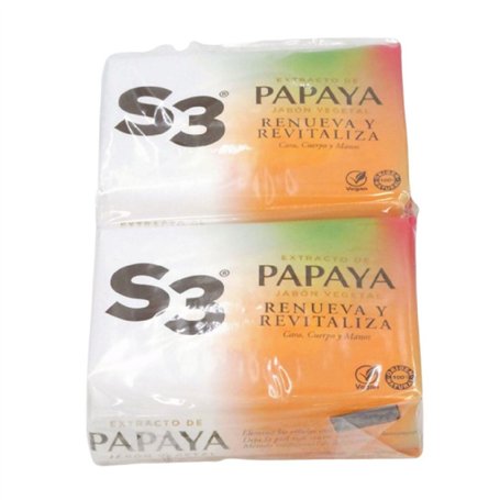 Savon S3 125 g Papaye 2 Unités