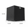 VULKKANO SUB10 Caisson de Basse de 10 Pouces, Fréquence 40Hz-200Hz, Subwoofer Actif