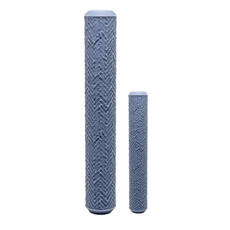 Lot de 2 rouleaux de texture pavés rectangulaires pour argile polymère