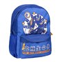 Sac à Dos Casual Sonic - Orange et Bleu - 30x14x41 cm - en Polyester - Poche Latérale