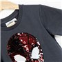 Spider-Man T-Shirt à Manches Courtes pour Enfant Gris foncé - Marque EAN : 8445484499902 - Taille : 6 Ans