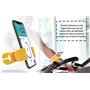 Support Telephone Velo Appartement Home Trainer Tapis de Course valable pour Les Smartphones jusqu'a 7,5" d'ecran Porte Telephon