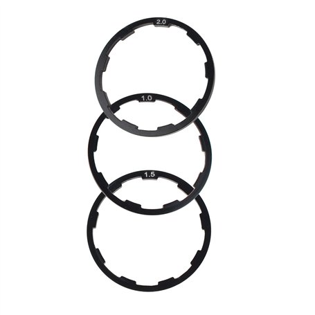 Elprico Entretoise de moyeu 1 mm + 1