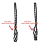 DUESI Collier Cordon Vide Porte-Pierre Pierre Brute Remplacement Filet Sac Longueur réglable Collier à Faire soi-même Accessoire