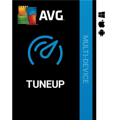 AVG TuneUp 2025 | multi-appareils | 10 appareils | 1 an | Supprime les Fichiers Indésirables et Accélère votre Système | PC/Mac/