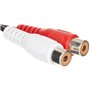1X Fiche RCA RCA vers 2X Prise RCA RCA