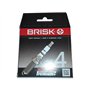 Brisk Iridium Premium+ Plus P4 1622 Lot de 4 bougies d'allumage