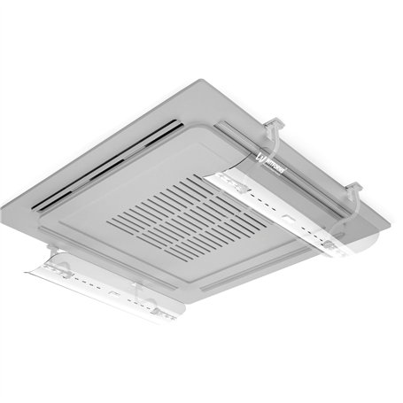 WITFORMS /CASSETTE - Déflecteur d'air AC réglable adapté aux sorties de climatiseurs à cassette. Améliore la circulation du refr