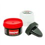 SHOW Black Instant Shine Crème de cirage avec éponge pour chaussures