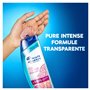Head & Shoulders Pure Intense Purification En Douceur Shampooing Antipelliculaire 2x250 ml, Aux Agrumes, Pour Cuir Chevelu Gras,