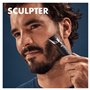 Gillette King C Tondeuse Electrique A Barbe Pour Hommes, 3 Sabots Interchangeables Pour Définir Les Contours Du Visage, Lame De 