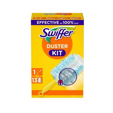 Swiffer Duster Plumeau Kit de Démarrage (1 Manche + 13 Recharges)