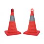 Carpoint Cône de Signalisation Rétractable