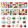216 Pièces D'étiquettes-Cadeaux Autocollants Etiq