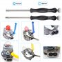Hippotech Lot de 12 Outils de Réglage du Carburateur et étui de Transport pour Petit Moteur 2 Temps pour Poulan pour Husqvarna p