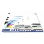 Kangaro Papier aquarelle A3 300 g 16 feuilles, blanc crème, collé sur 3 côtés K-5303