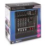 Vonyx AM5A - Table de Mixage 5 Canaux, Amplificateur Intégré, BT/MP3/USB/SD
