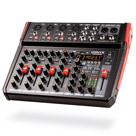 Vonyx VM-KG08 Console de Mixage 8 Canaux - Avec Bluetooth