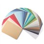 Florence Papier Cartonné en Lin Couleurs Assorties 250 g – Papier Scrapbooking A4 – Papier Cartonné Couleur – Invitations Élégan