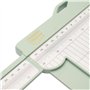 Vaessen Creative Massicot avec Plioir de 15,2 x 30,5 cm – Coupe-Papier et Plaque de Rainurage 2-en-1 Vert Scrapbooking, Cartes e