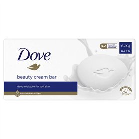 Dove Savon Original Beauty Bar à la Crème Hydratante 6 x 90 g
