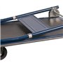 FERM Chariot à plateforme Max. 150Kg - Pliable - surface en caoutchouc - bords en caoutchouc