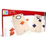 BS Toys Cornhole Jeux - pour 8 Ans Et Plus - Jeu De Lancer De Sacs - Jeu De Coordination en Plein Air - 2 Planches & 8 Sacs - Mu