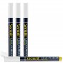 SECURIT - Lot de 4 Marqueurs à Craie Liquide - Pour Surfaces Non Poreuses (Tableau Noir