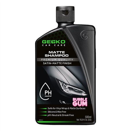 Gecko Shampooing pour Peinture Mate 500ml