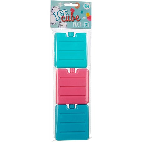 EH Lot de 3 petits blocs réfrigérants