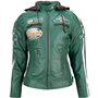 Urban Leather Veste de moto en cuir pour femme '58 LADIES'