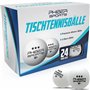 PHIBER-Sports Balles de Tennis de Table 3 étoiles [24 pièces] - Caractéristiques de Jeu parfaites - Idéal pour Les débutants