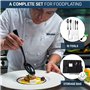 Mikamax – mm Chef's Plating Tool Set – Équipement De Cuisson Culinaire – Culinaire Coating Kit – Kitchen Chef Cooking Equipment 
