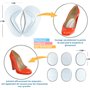 ORTHOPEO© lot de 14 Premium Talonnettes I protege talon I semelle antidérapante I protege talon pour tous les types de chaussure