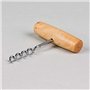 MAELSA® - Tire-bouchon forme T à spirale manche bois pour bouteille de vin à bouchon liège – Lot de 2 - Décapsuleur tirebouchon 