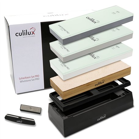 CULILUX® Pro Lot de pierres à aiguiser professionnelles XL Grain 400