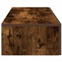 vidaXL Étagère Murale avec tiroirs chêne fumé Bois d'ingénierie