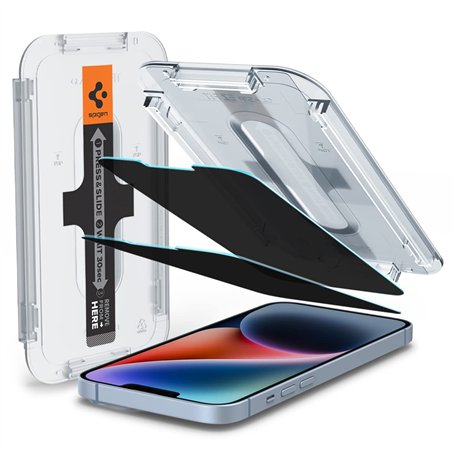 Spigen Glas.tR EZ Fit Verre Trempé pour iPhone 14 Plus
