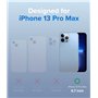 Ringke Compatible avec Coque iPhone 13 Pro Max Anti-Empreintes Digitales [Fusion Matte] Translucide Solide Rigide Polycarbonate 