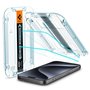 Spigen Glas.tR EZ Fit Verre Trempé pour iPhone 15 Pro
