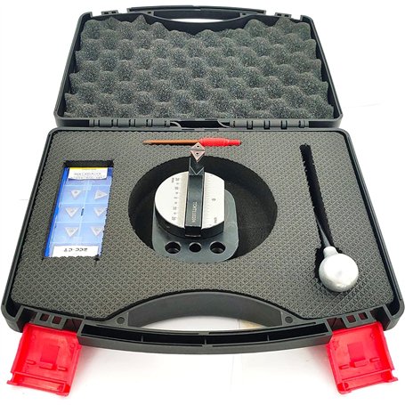 A.D. International Accessoire de tournage à billes avec inserts en carbure de rechange pour mini tours de 7 x 14/7 x 16 – Tourne