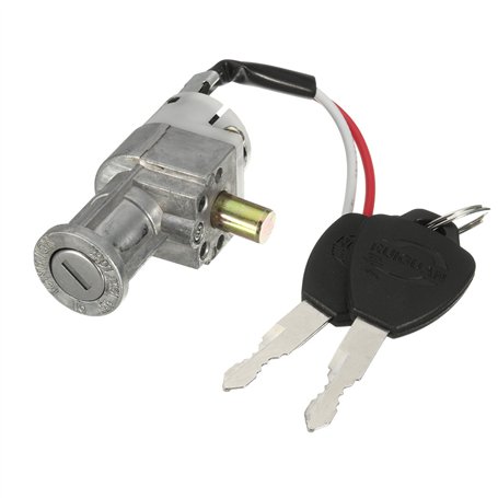 MOMOALA cylindre Batterie Chager Mini Lock avec 2 Clés pour Moto Scooter Électrique Vélo E-Bike