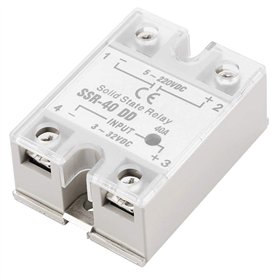 de Module de Relais à Semi-conducteurs SSR-40 5-220V DC DD 40A de Relais à Semi-conducteurs pour Le processus d'automatisation I