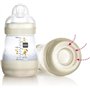 MAM Easy Start Lot de 2 biberons anti-coliques avec tétine en silicone SkinSoftTM, pour enfants de 4 mois et plus, 320 ml